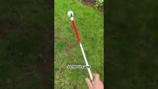 Pathfinder 360 cane tip and how it works #blind #OrientationAndMobility #CaneTip