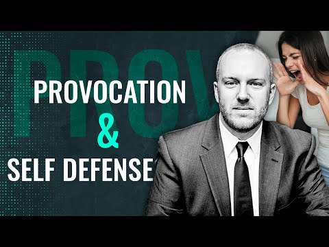 1 MINUTE LAW: What is Provocation in a Self Defense case?