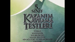 5. SINIF: MATEMATİK KAZANIM KAVRAMA TESTLERİ, 4. TEST ÇÖZÜMLERİ SF:49-50