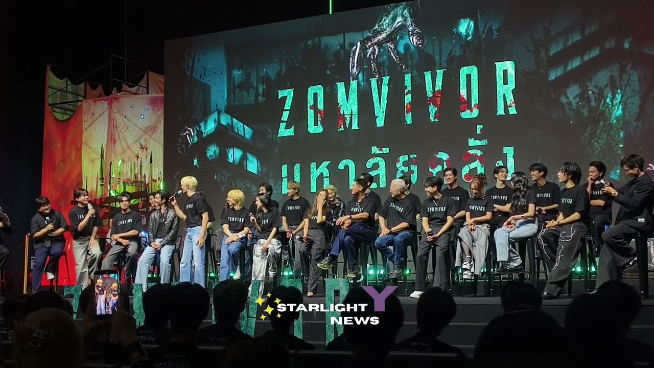 Атмосфера на пресс-конференции «ZOMVIVOR Crazy University»