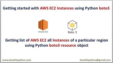 Getting list of all AWS EC2 instances of a particular region using Python boto3 resource object