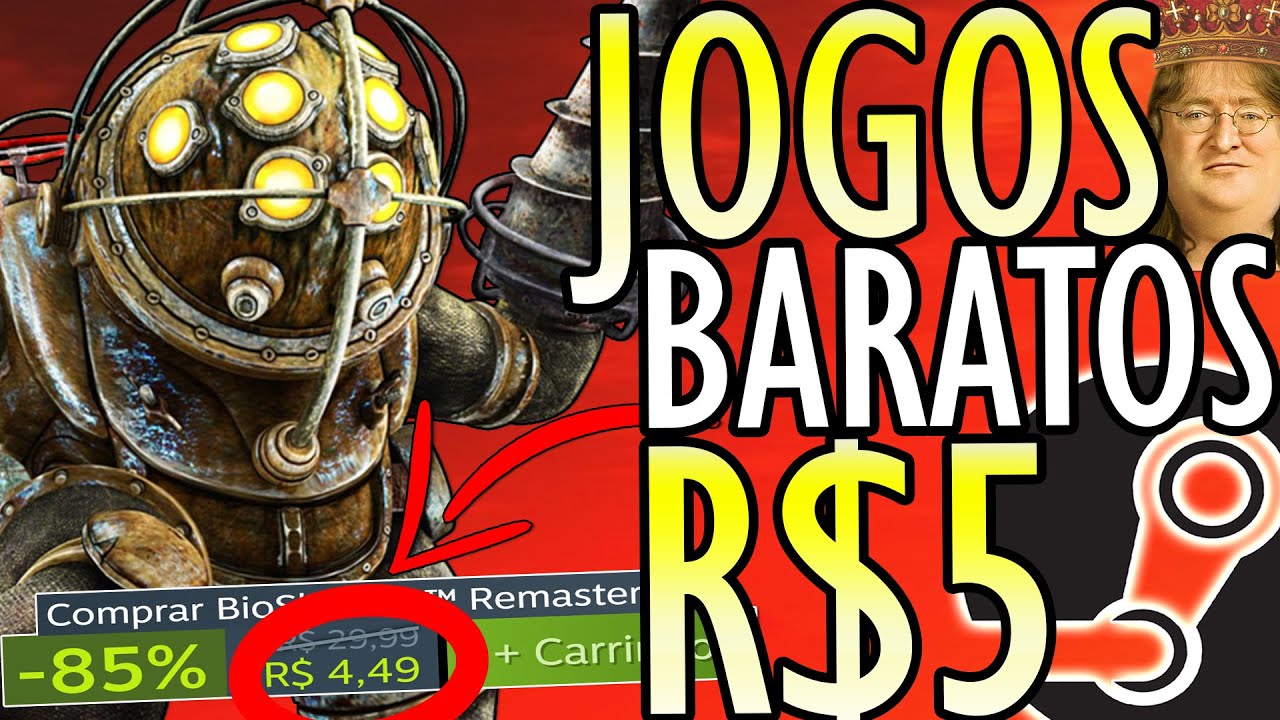 Excelente Jogos Baratos por menos de 10 REAIS na STEAM