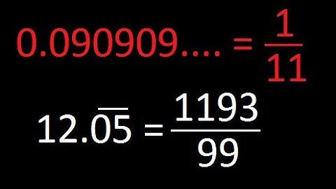 Decimal to Rational - Part 2 (2 or more recurring digits)