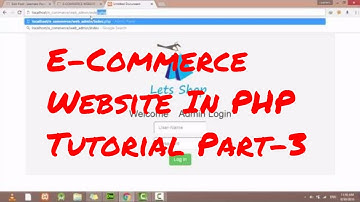 E Commerce Website PHP Tutorial-3 | PHP Projects