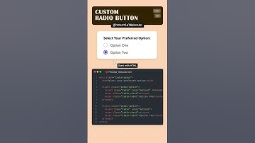 Custom Radio Button #coding #frontendcourse #htmlcss #webdevelopment #cssanimation #radiobutton