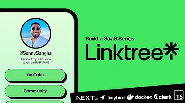 🔴 Lets build a Linktree SaaS with NEXT.JS 15 (Tinybird Analytics, Clerk Billing, Docker, TypeScript)