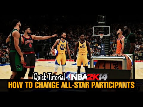 How To Change All Star Participants On NBA2K14 Season Association Quick Tutorial 