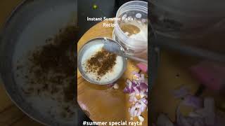 #Instant Summer Raita Recipe#raitarecipes #summerspecialrecipes 😇🫠