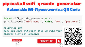 Day 101 : Automatic Wi Fi password as QR Code