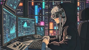 Cyberpunk Lofi Hip Hop Radio 🔴 | Beats to code/relax/hack to
