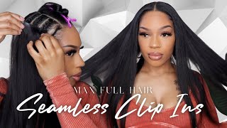 SEAMLESS CLIP-IN Hair Extensions For $70 ✨ Two INSTALL Methods (From Amazon)