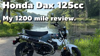 My thoughts on the Honda Dax 125, after 1200 miles.