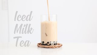 Sub)카페 사장님이 알려준 정말 맛있는 냉침 밀크티 Iced Milk Tea | 자도르