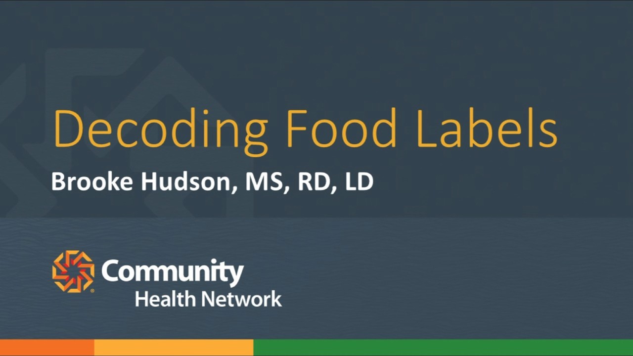 Decoding Food Labels