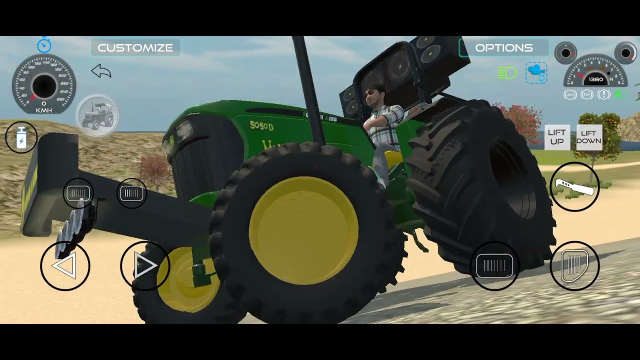 देखते हैं आज कौनसा ट्रेक्ट्रर उपर चढ पाता है विडियो पुरा देखे#gaming #video #viral 