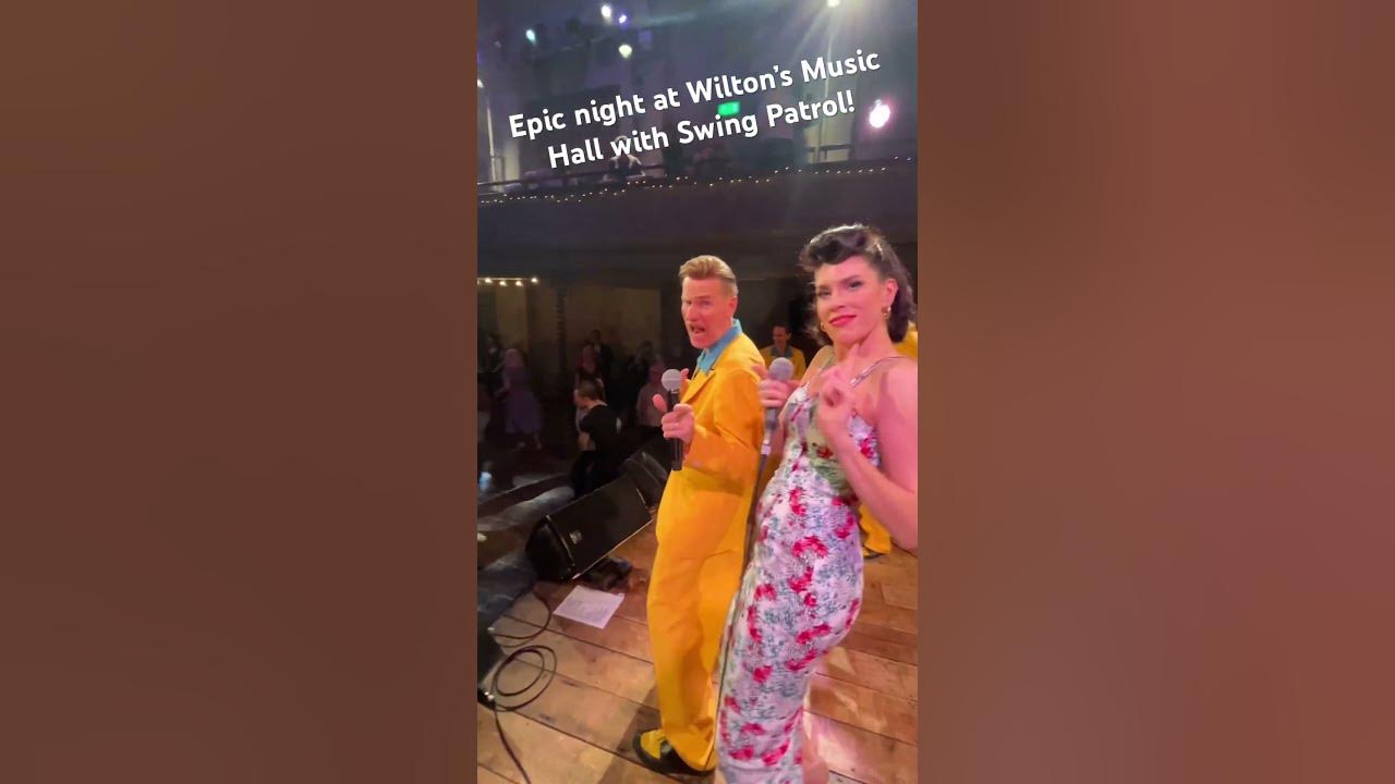 Epic night at Wilton’s Music Hall. The Jive Aces with Swing Patrol!