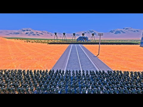 ultimate epic battle simulator ไทย  Update New  Can Modern Soldiers Defend City from 1.5K Alien Invasion? - Ultimate Epic Battle Simulator UEBS