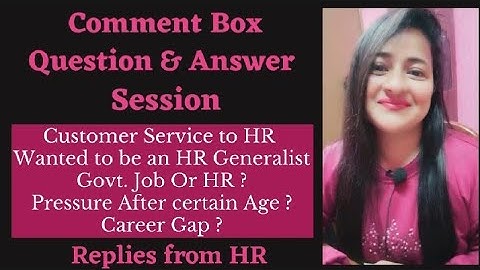Q & A Session | Customer Service to HR | Gap In Career #hr #customerservice #gap #readytogetupdate