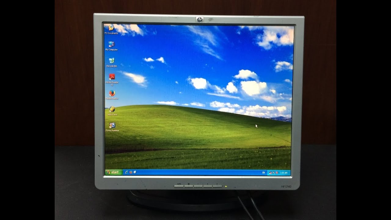 HP HP1740 Monitor HSTND-2A03 17 LCD Monitor No Power Cord. Other Cables  Incl.
