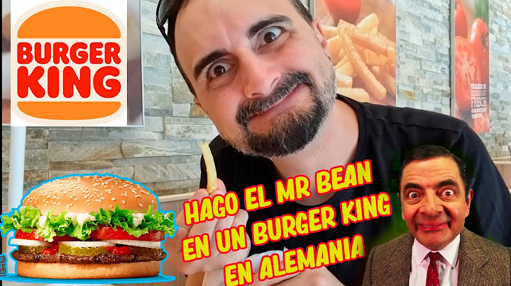 Así es un BURGER KING en ALEMANIA // hago el Mr BEAN dentro #burgerking