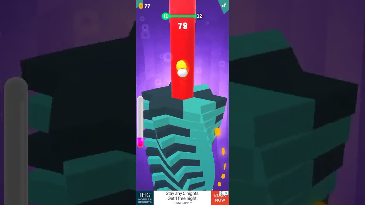 Drop Stack Ball Game level. 11 level to 12 level and don't forget to subscribe