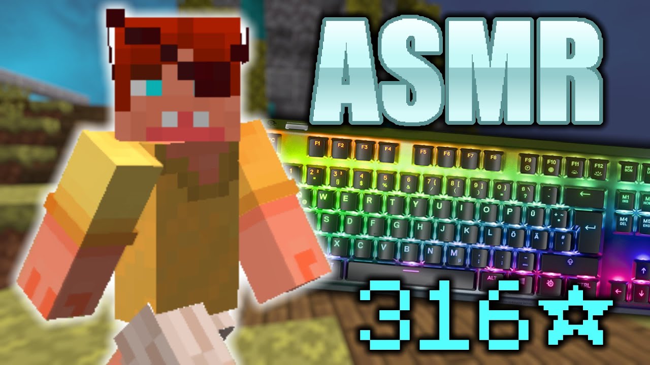 Uncut Keyboard + Mouse Sounds ASMR | Hypixel Bedwars!