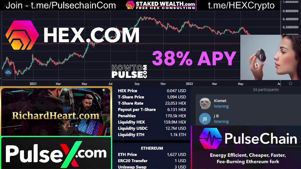 Live HEX, Pulsechain, PulseX Sacrifice voice chat (HEXradioapp, Pulseradioapp)