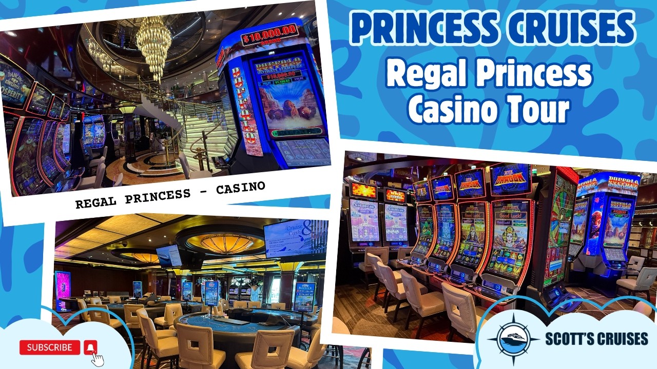 Princess Cruises Regal Princess Casino Tour