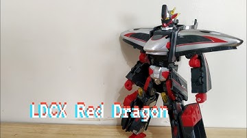 LDCX Super Train Robot Red Dragon CR400AF