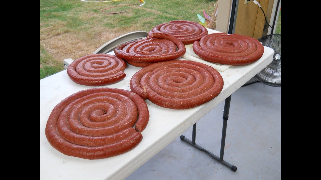 Making Venison Andouille Sausage YouTube