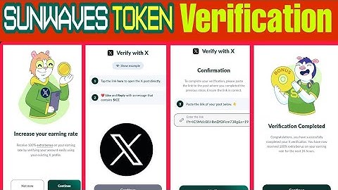 SUNWAVES, CallFluent, Sauce, Seal Token Verification कैसे करें? Task perfarm on Twitter