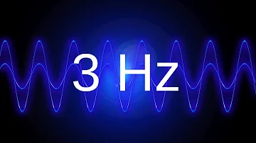 3 Hz clean pure sine wave BASS TEST TONE frequency