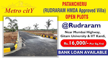 HMDA Plots for Sale in Rudraram | HMDA Approved Villa Open Plots for Sale | Mumbai Highway