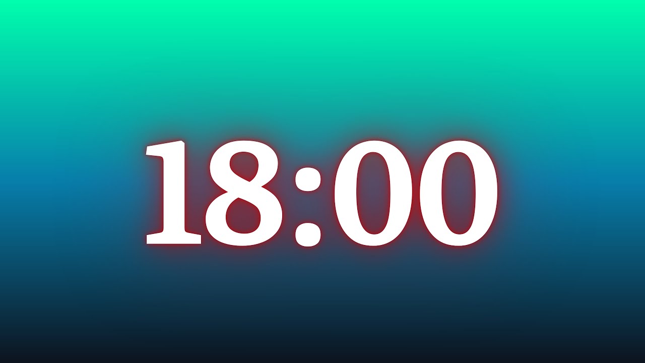 18 Minute Timer - YouTube