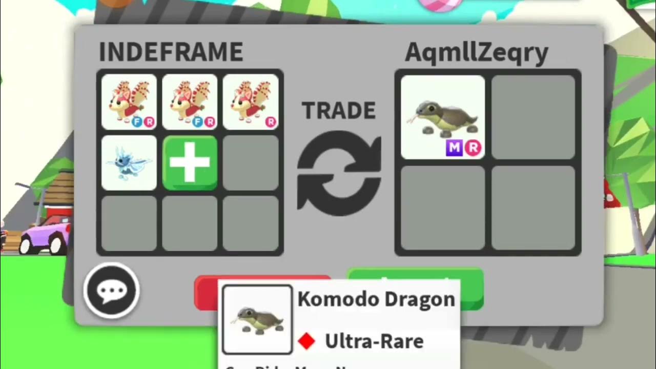 YES!! MEGA NEON KOMODO DRAGON - adopt me! roblox - YouTube