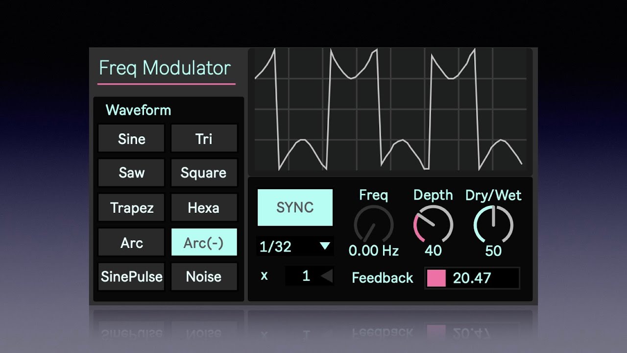 Ableton Freq Modulator 5.0 Max for Live Device - YouTube