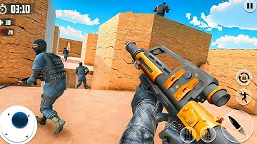 Anti terrorist gun strike free fps shooting games _ Android GamePlay #7