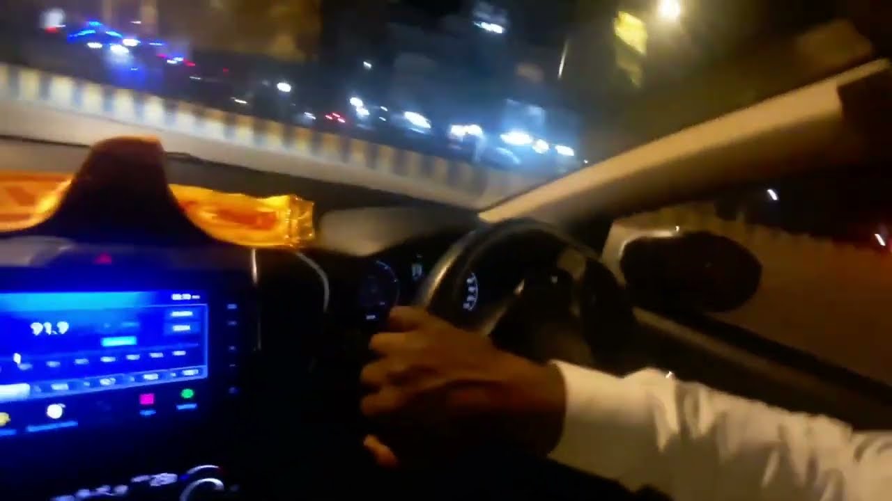 Car Driving Status whatsapp Night Drive Late night Night out Car