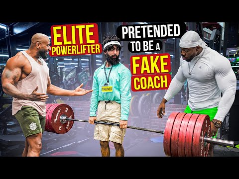 Elite Powerlifter Pretended to be a FAKE TRAINER
