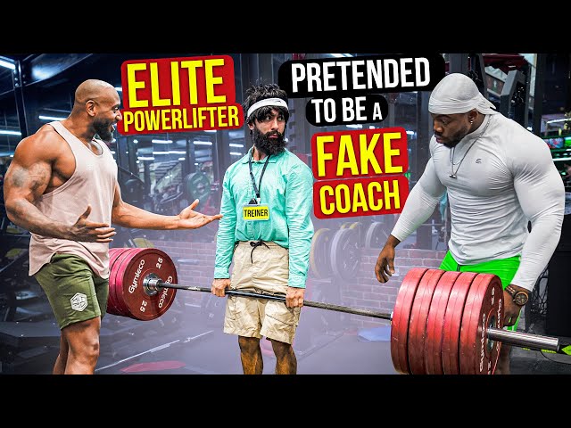 Elite Powerlifter Pretended to be a BEGINNER in a GYM to make