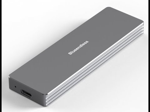 Внешний карман Blueendless 2801N для M.2 SSD NVMe (PCIe) Type-C USB 3.1 Gen 2