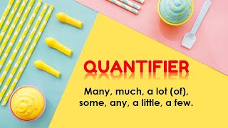 Quantifier -(many much some any) Video Pembelajaran - Materi Bahasa Inggris SD