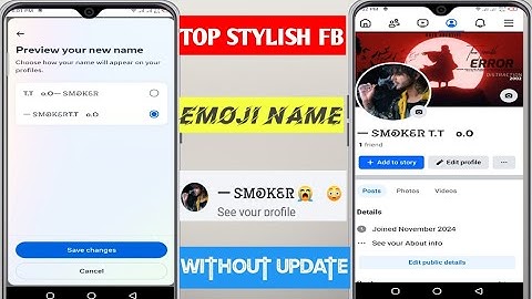 How to create unique emoji 😘 name without update Facebook account New Trick 2024