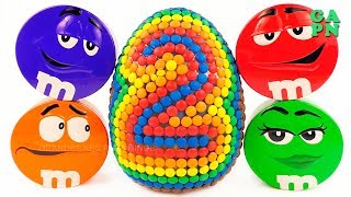 Gigante M&M's Huevo Sorpresa | Aprender Colores con M&M's | Aprender los números del 1 al 10