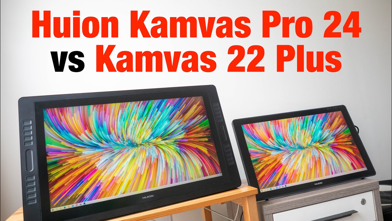 Huion Kamvas 22 Plus - Display Tablet Review - YouTube