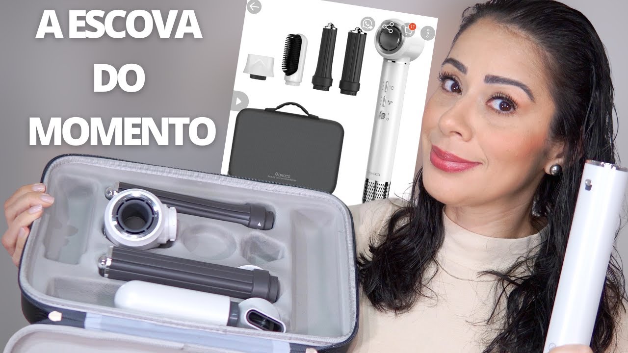 TESTEI a ESCOVA MAIS COMENTADA DO MOMENTO : Escova 5 Em 1 da GOKOCO | VALE a PENA?