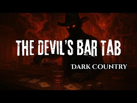 The Devil S Bar Tab Dark Country Outlaw Song Whiskey Cards Damnation
