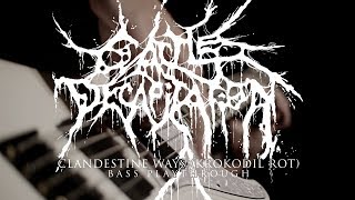 Cattle Decapitation - Clandestine Ways (Krokodil Rot) (Bass Playthrough)