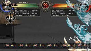 Skullgirls 2nd Encore Filia Midscreen Combo #1