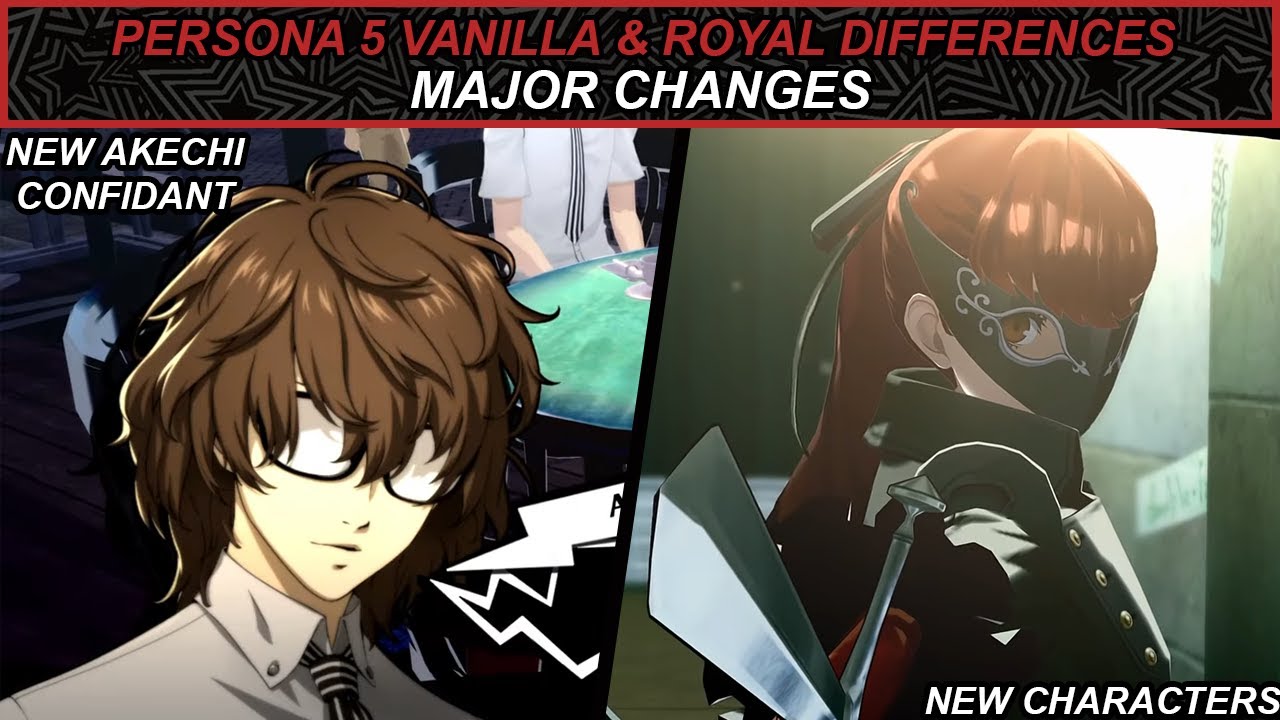 Differences From Persona 5/Royal